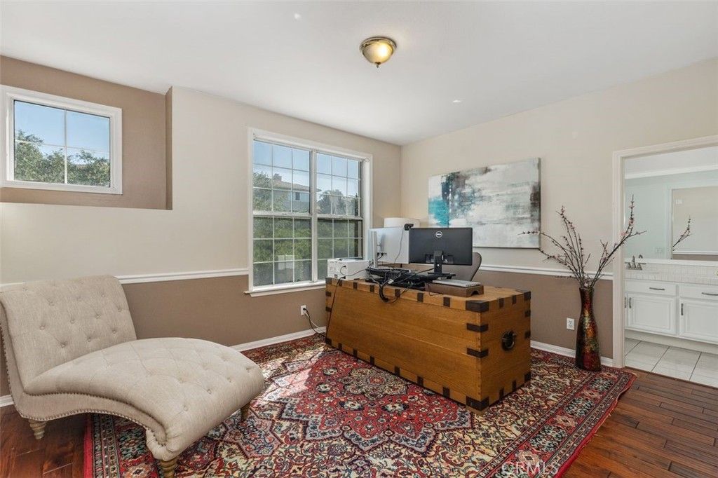 Home Office, Interior, Wood Texture Flooring