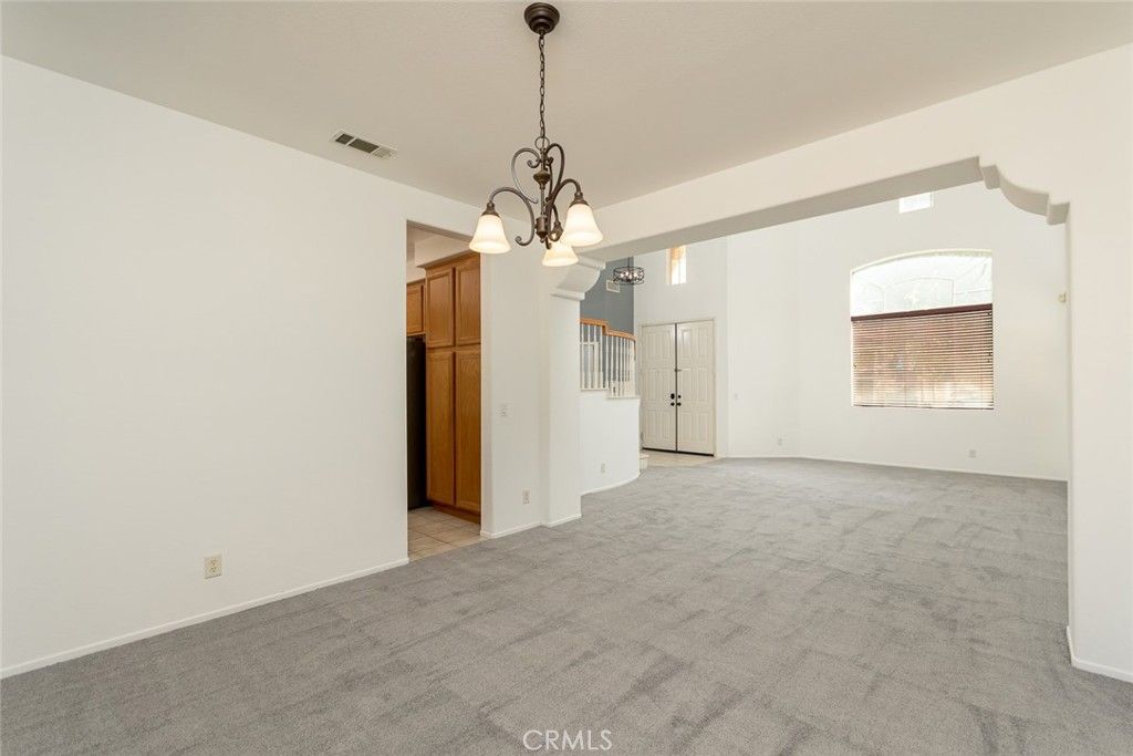 Chandelier, Empty room, Interior