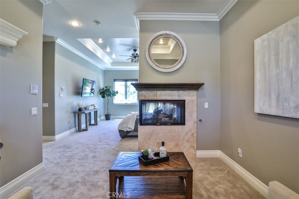 Fireplace, Interior, Living room, Recessed Lighting