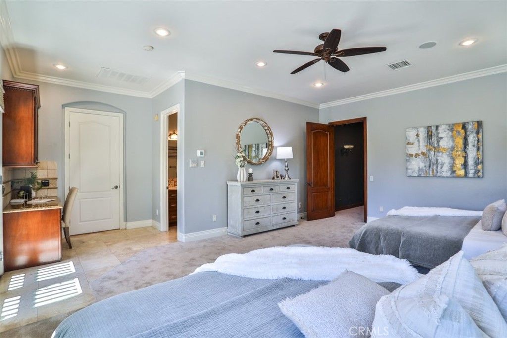 Bedroom, Interior, Recessed Lighting