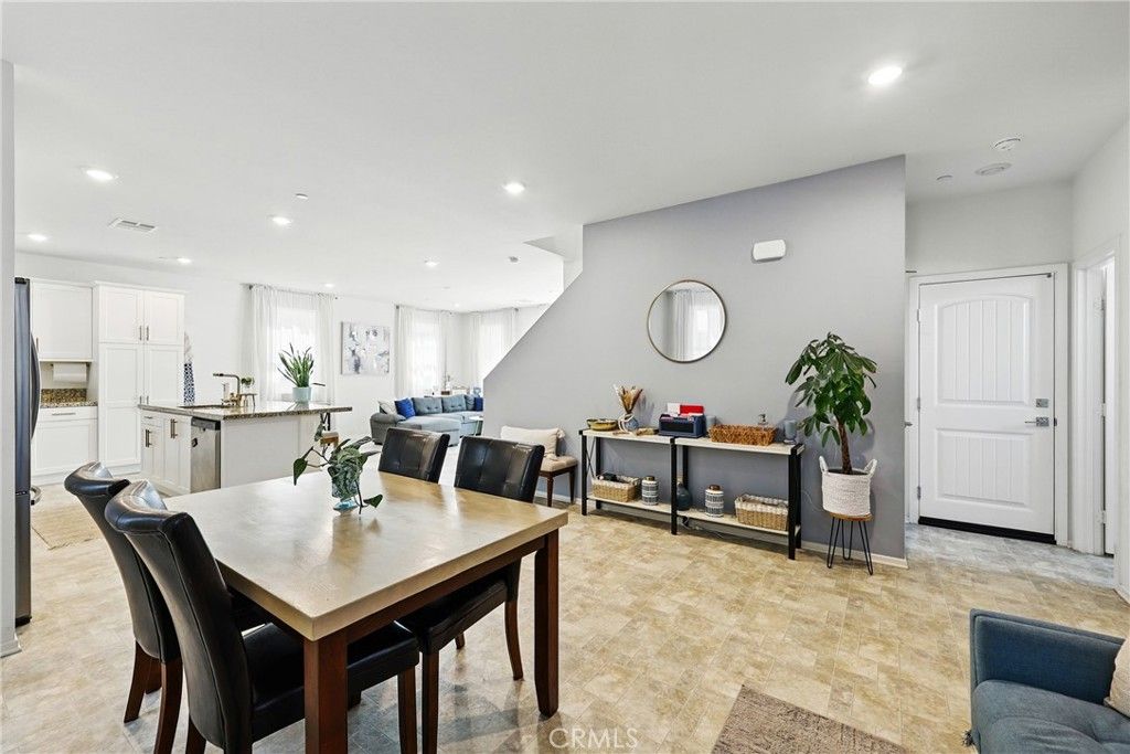 Dining room, Interior, Kitchen, Living room, Recessed Lighting