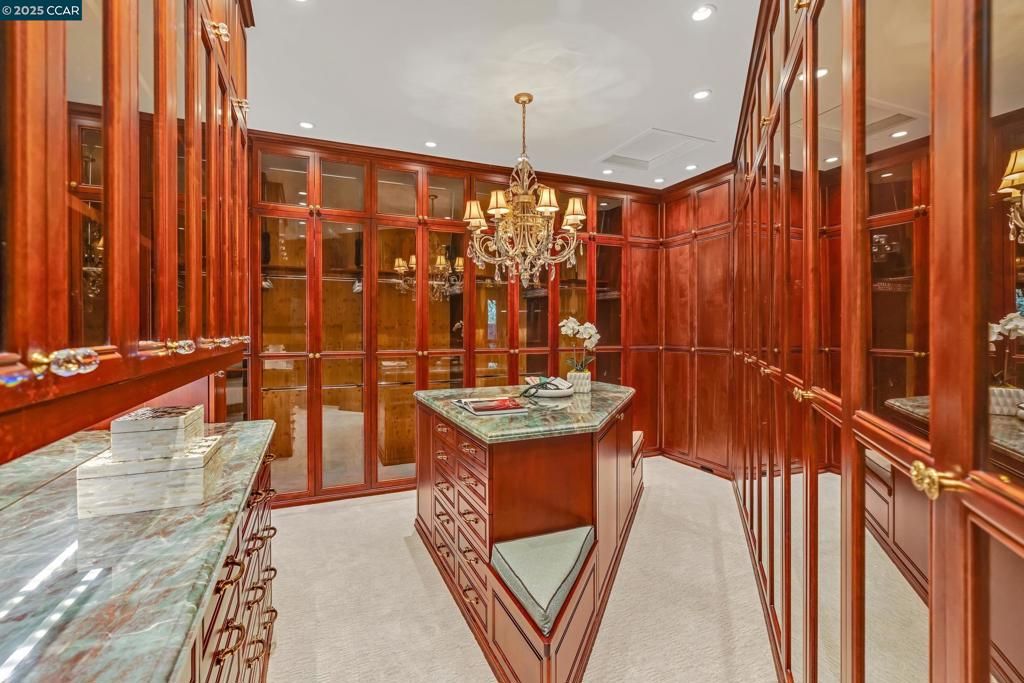 Chandelier, Interior, Recessed Lighting