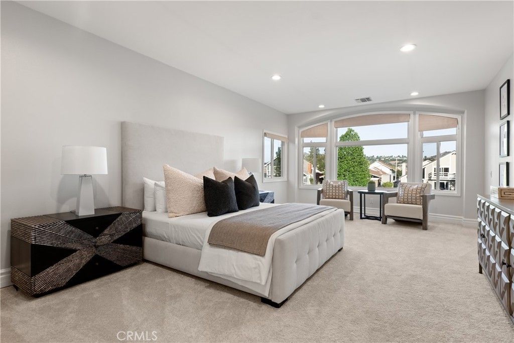 Bedroom, Interior, Recessed Lighting