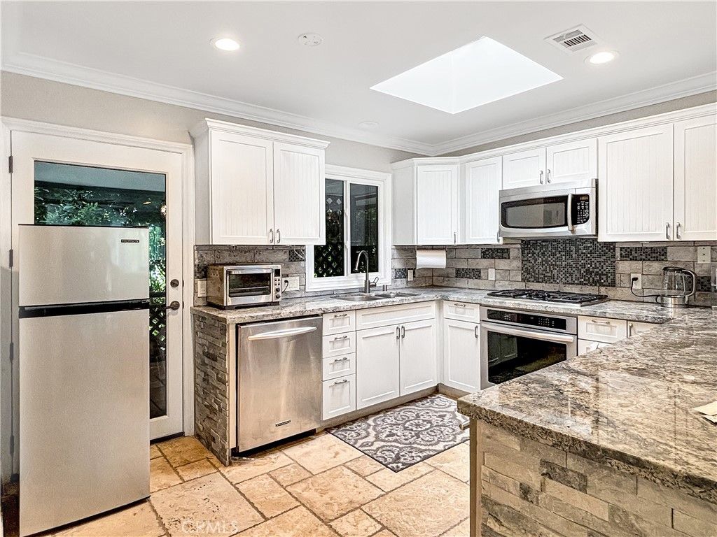 Interior, Kitchen, Recessed Lighting, Stainless Steel Appliances