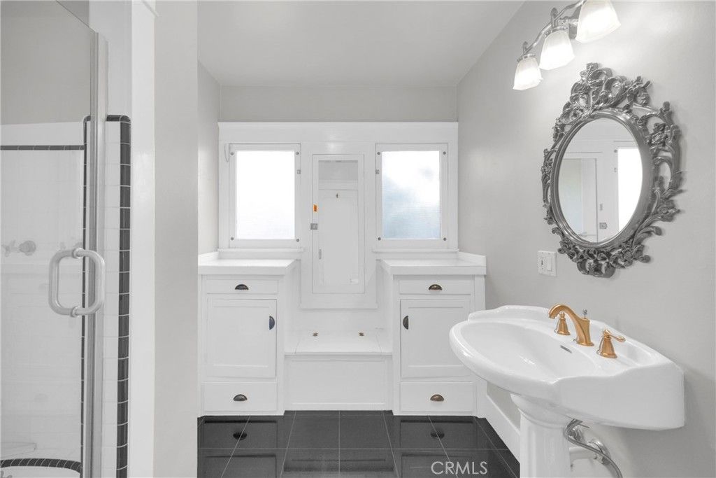 Bathroom, Dual Sink Vanities, Glass Shower, Interior
