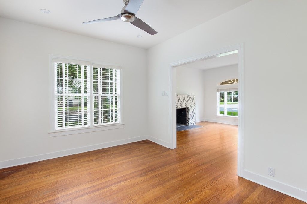 Empty room, Fireplace, Interior, Wood Texture Flooring