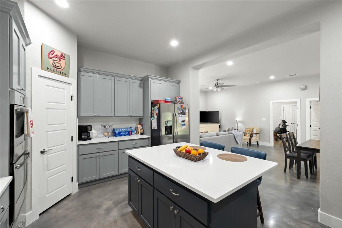 Dining room, Interior, Kitchen, Recessed Lighting