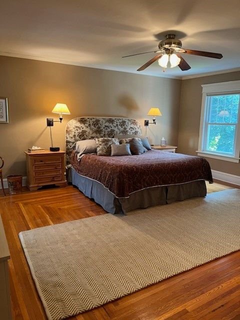 Bedroom, Interior, Wood Texture Flooring