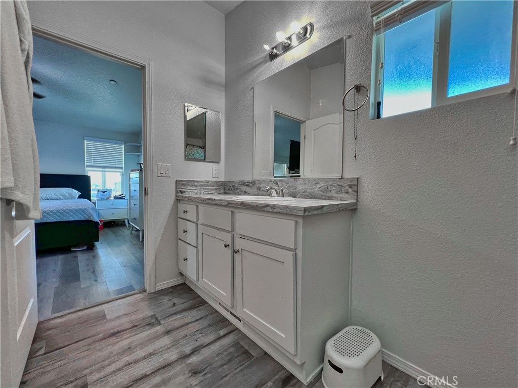 Bathroom, Bedroom, Dual Sink Vanities, Interior, Wood Texture Flooring