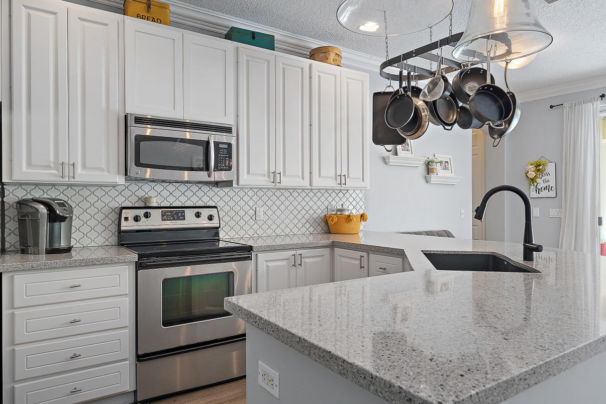 Interior, Kitchen, Recessed Lighting, Stainless Steel Appliances