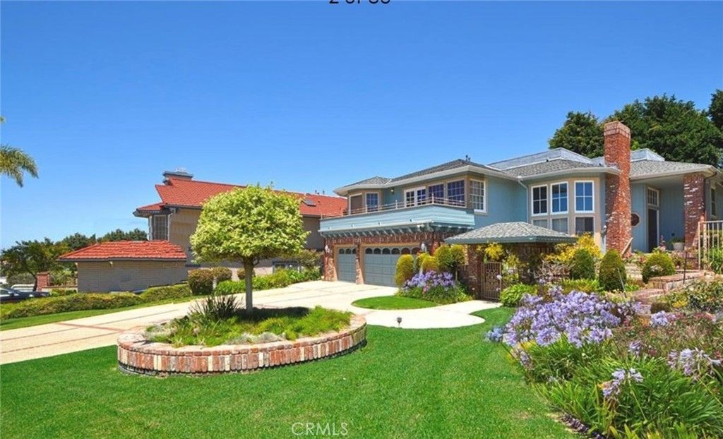 Attached, Backyard, Exterior, Facade, Mediterranean