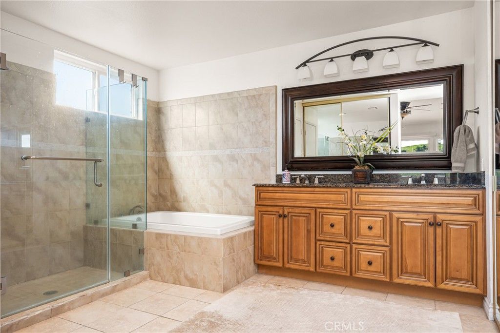 Bathroom, Dual Sink Vanities, Glass Shower, Interior