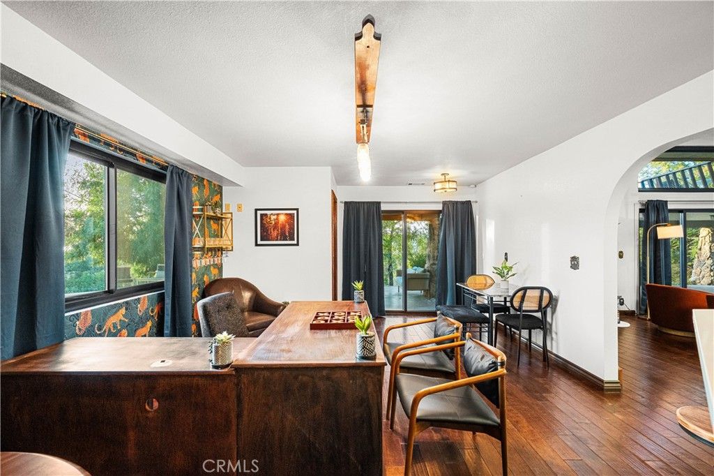 Dining room, Interior, Wooden Beams, Wood Texture Flooring