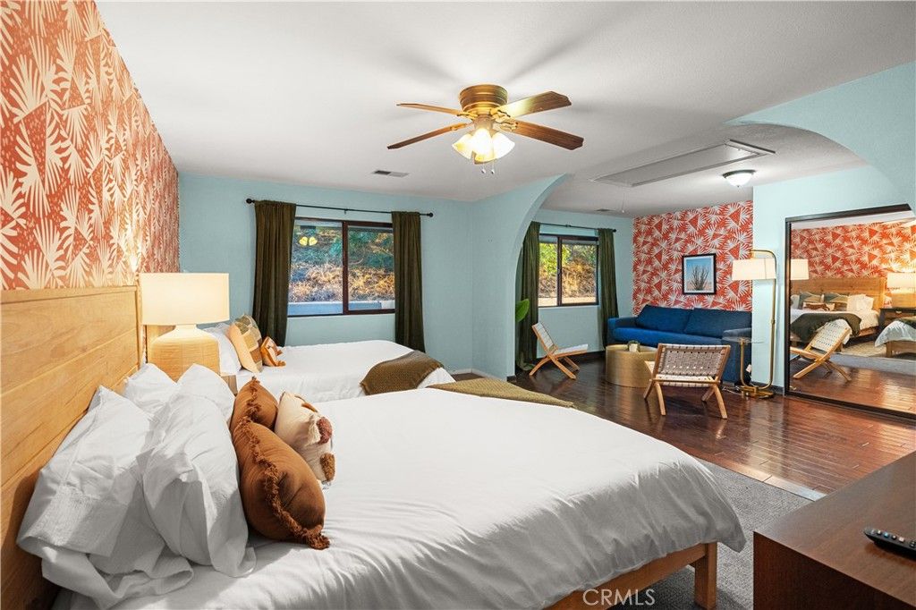 Bedroom, Interior, Wood Texture Flooring