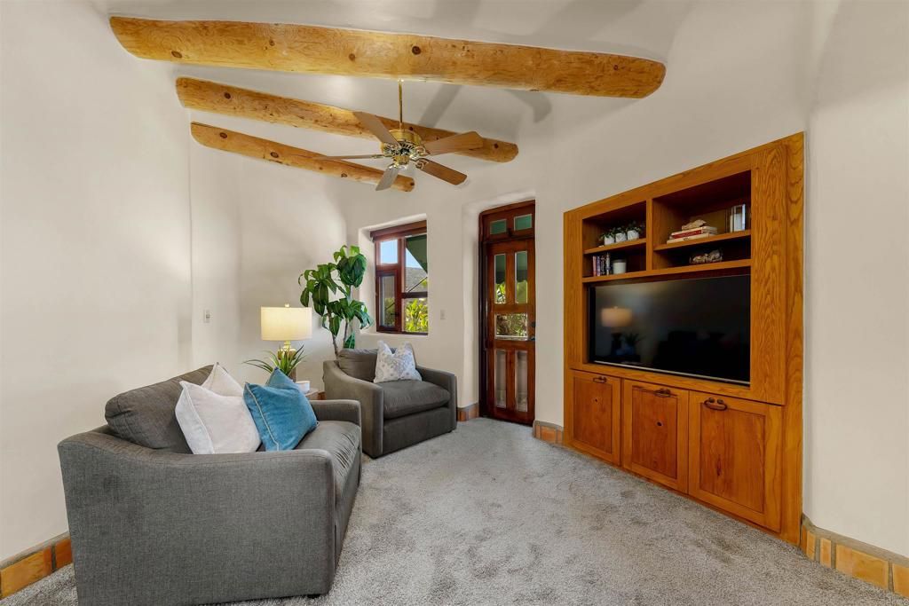 Interior, Living room, Wooden Beams
