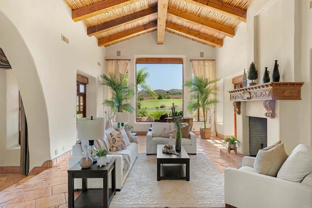 Fireplace, Interior, Living room, Wooden Beams, Wooden Ceilings