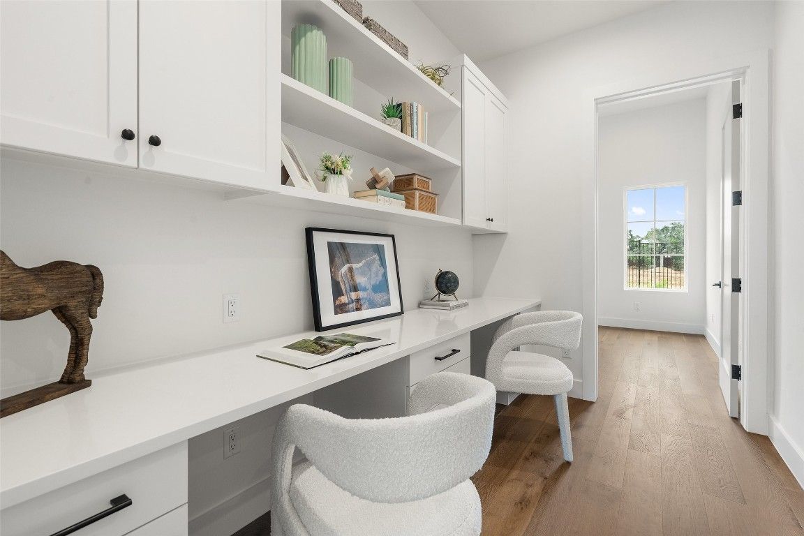 Home Office, Interior, Wood Texture Flooring