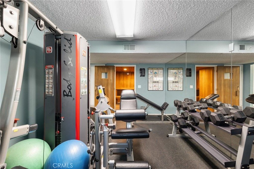 Fitness Equipment, Interior, Wooden Walls