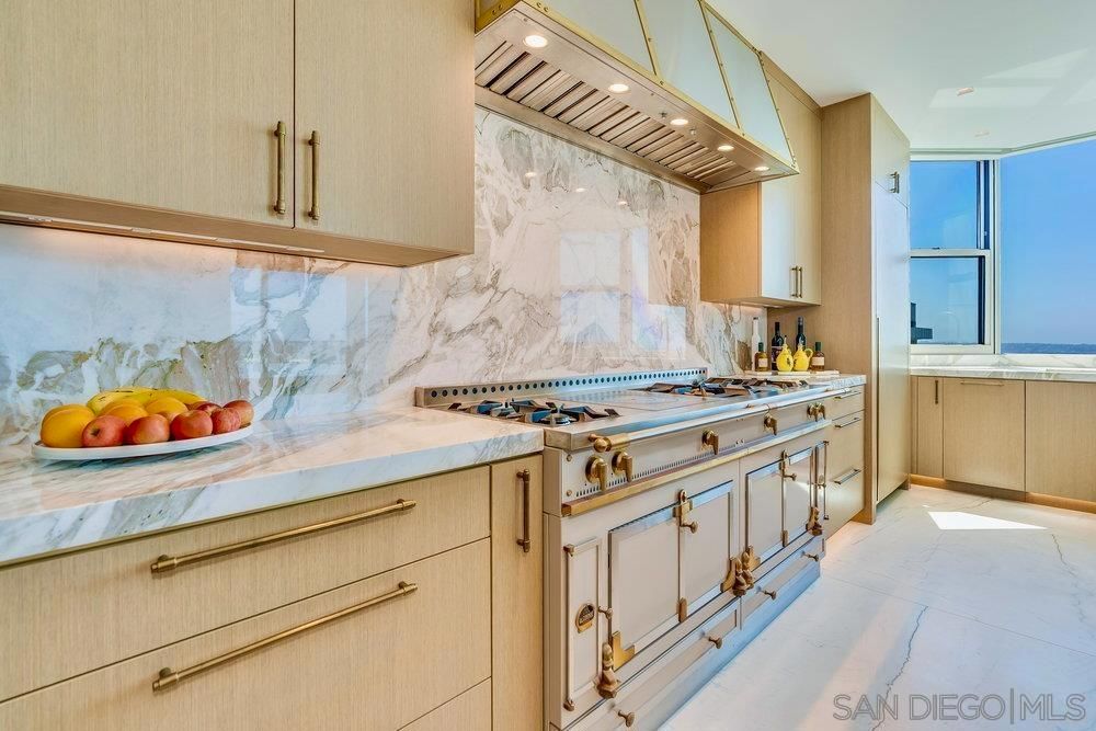 Interior, Kitchen, Marble, Marble Walls, Recessed Lighting, Water