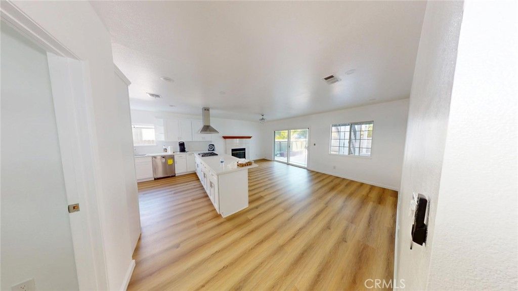 Interior, Kitchen, Pendant Lights, Wood Texture Flooring