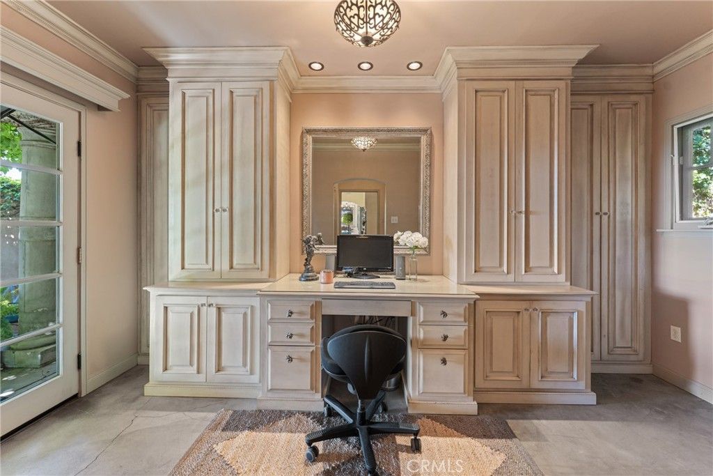 Home Office, Interior, Recessed Lighting