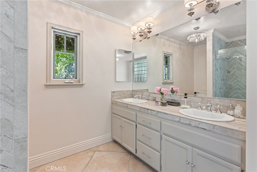 Bathroom, Dual Sink Vanities, Interior, Tile Countertops