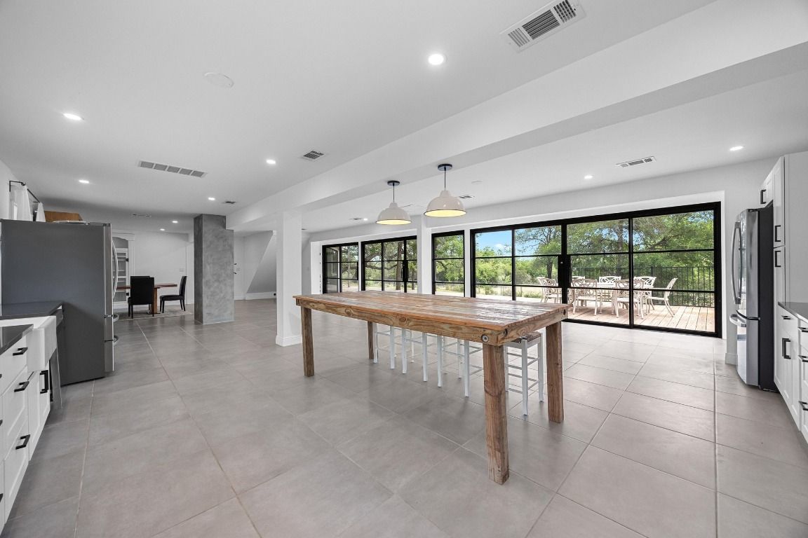 Interior, Kitchen, Pendant Lights, Recessed Lighting