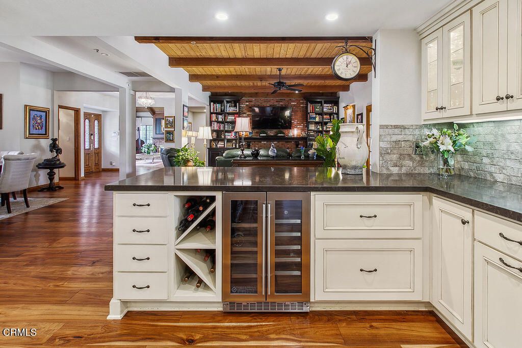 Interior, Recessed Lighting, Stone Walls, Wooden Beams, Wooden Ceilings, Wood Texture Flooring