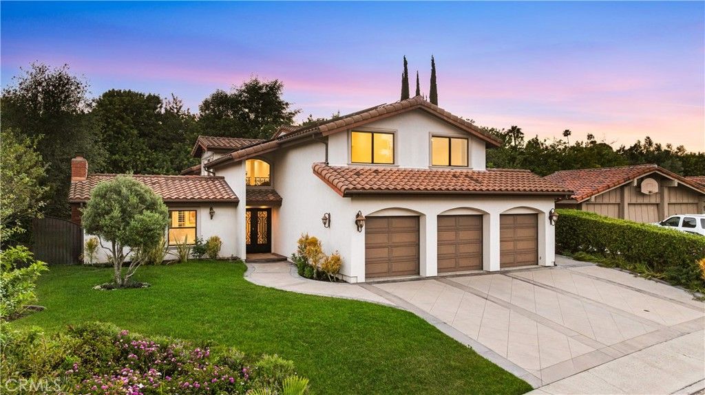 Attached, Backyard, Exterior, Facade, Spanish Mediterranean