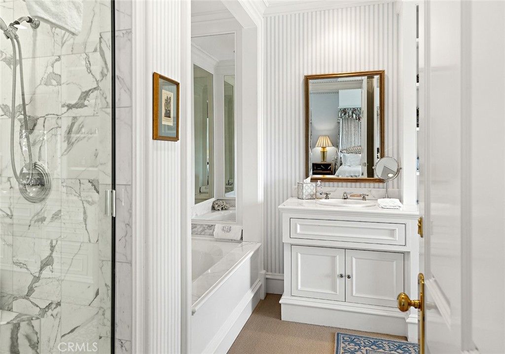 Bathroom, Interior, Marble Walls