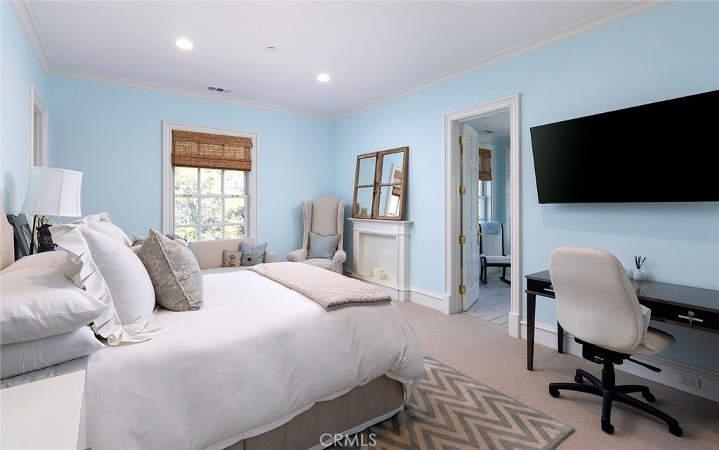 Bedroom, Home Office, Interior, Recessed Lighting