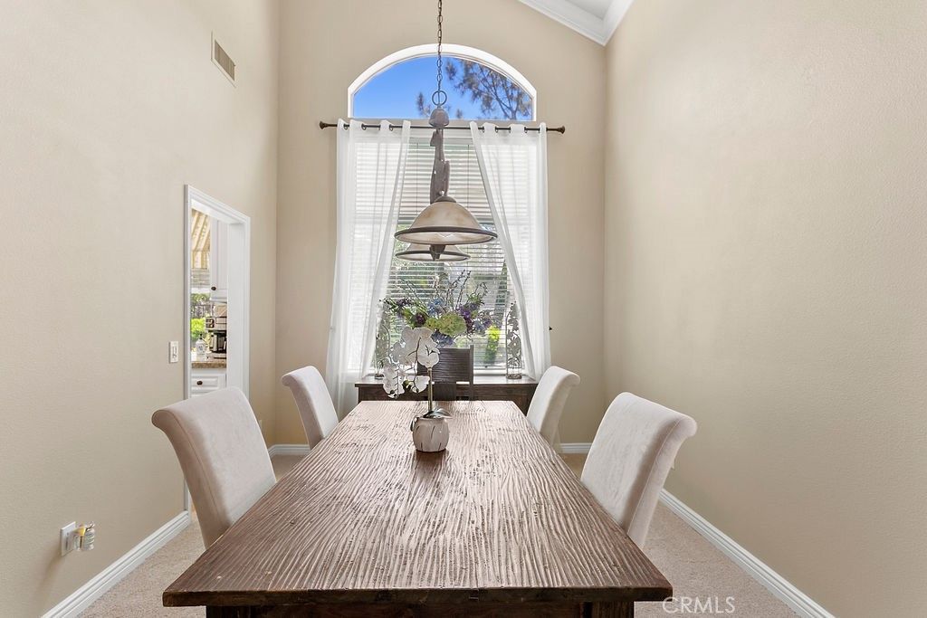 Dining room, Interior, Pendant Lights