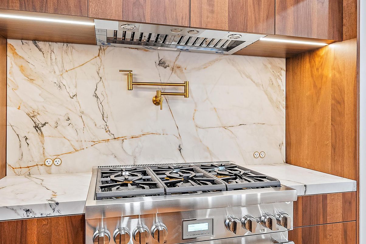 Interior, Kitchen, Marble Walls