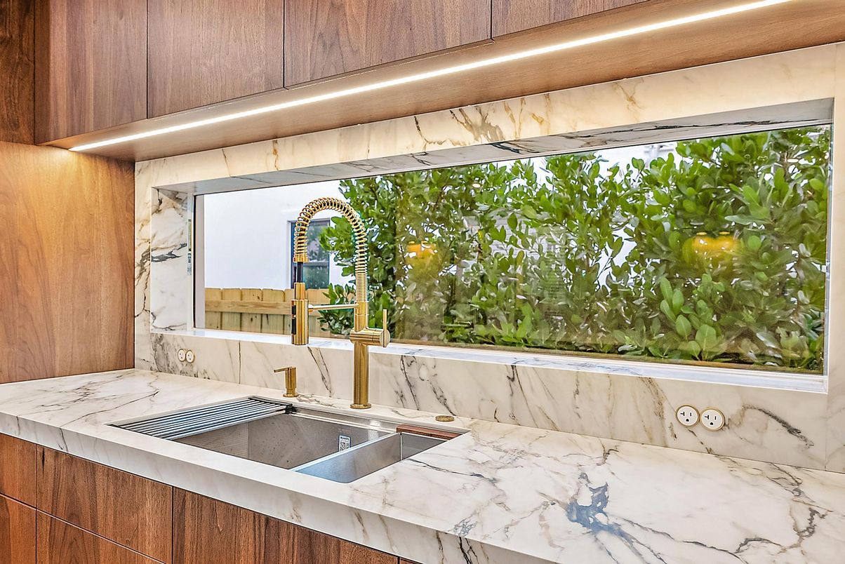 Interior, Kitchen, Marble, Marble Walls, Wooden Walls