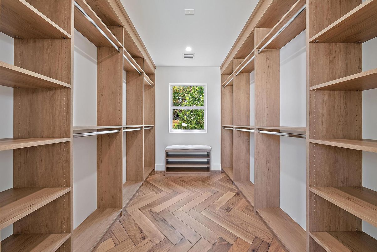 Interior, Recessed Lighting, Walk-in Closets, Wood Texture Flooring