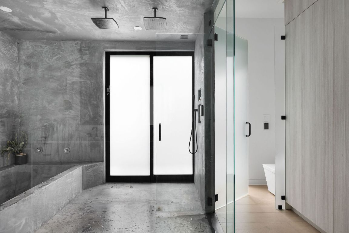 Bathroom, Glass Shower, Interior