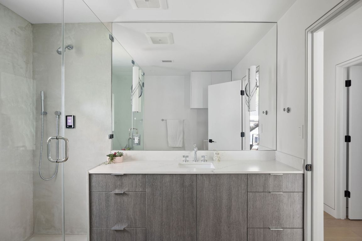 Bathroom, Glass Shower, Interior