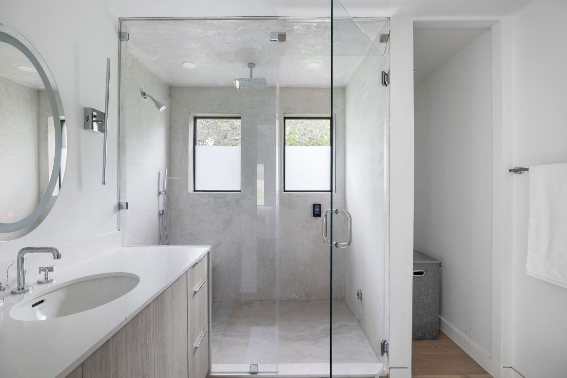 Bathroom, Glass Shower, Interior