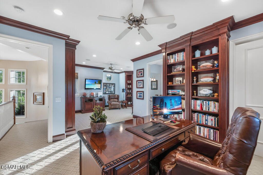 Home Office, Interior, Recessed Lighting