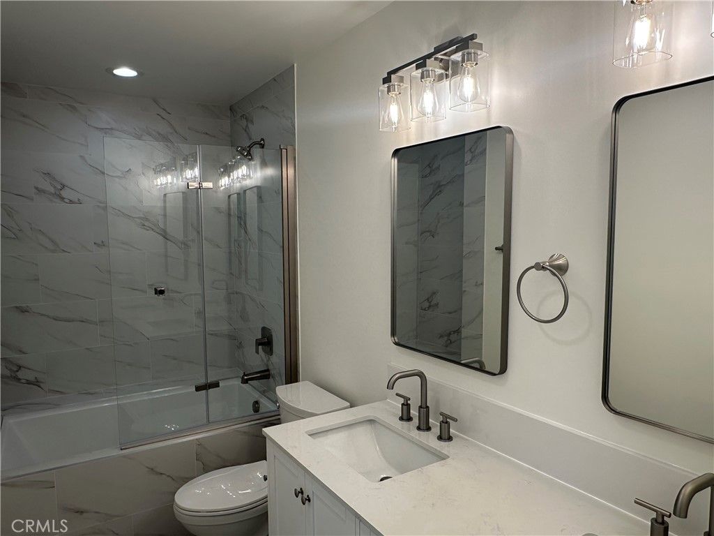 Bathroom, Glass Shower, Interior, Marble Walls, Recessed Lighting