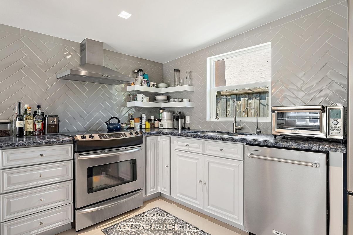 Interior, Kitchen, Recessed Lighting, Stainless Steel Appliances