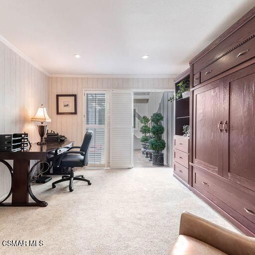 Home Office, Interior, Recessed Lighting