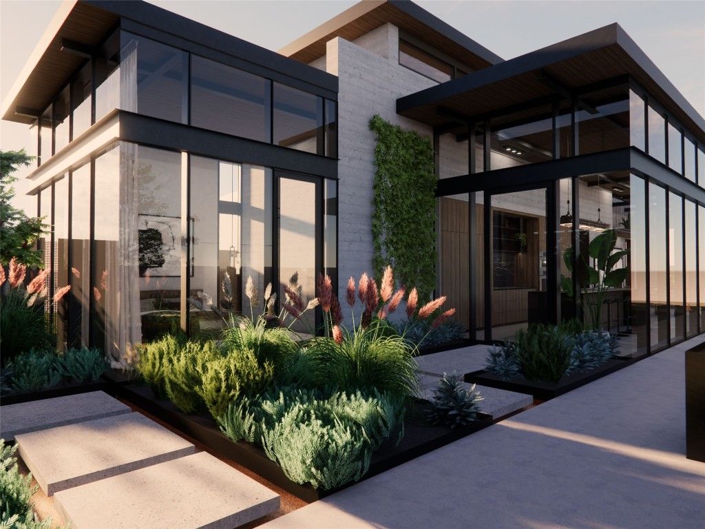 Exterior, Facade, Modern