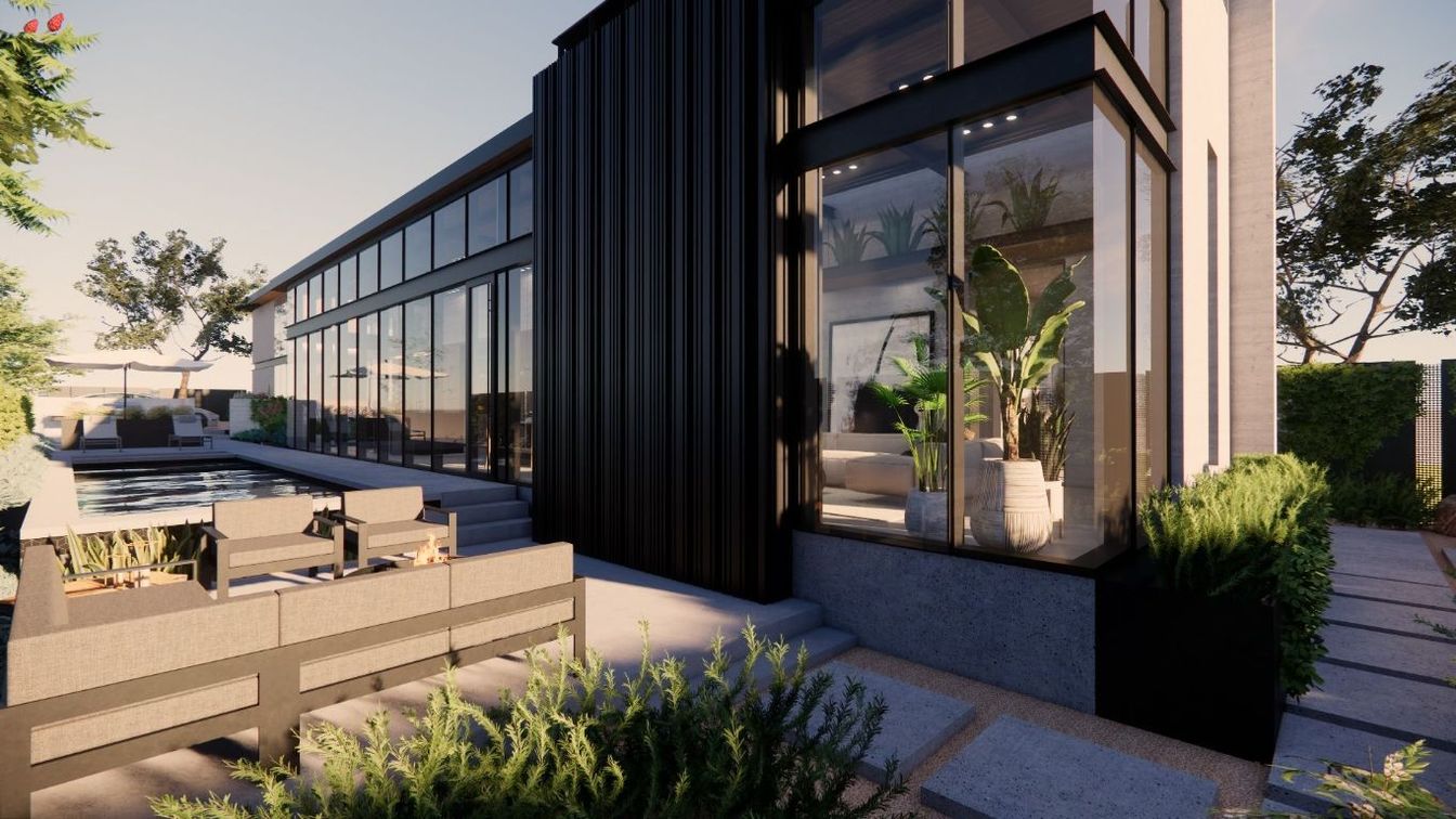 Exterior, Facade, Modern