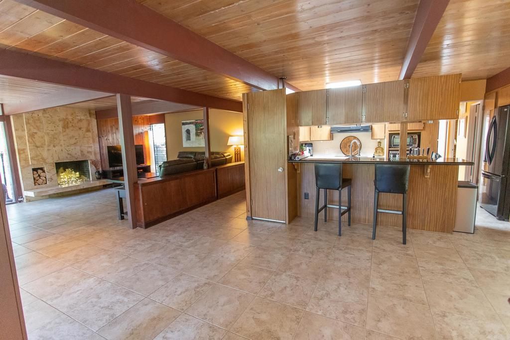 Fireplace, Interior, Kitchen, Living room, Stone Walls, Wooden Beams, Wooden Ceilings