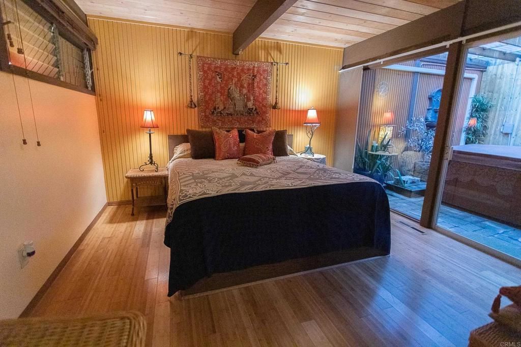 Bedroom, Interior, Wooden Beams, Wooden Ceilings, Wood Texture Flooring
