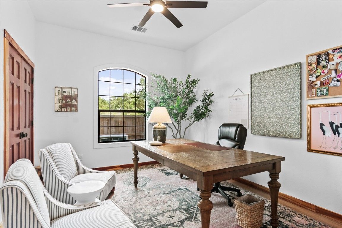 Home Office, Interior, Wood Texture Flooring