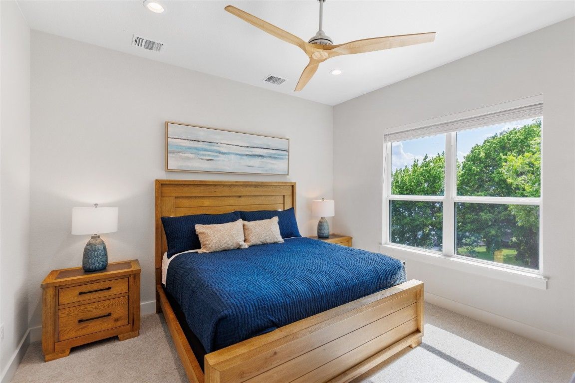 Bedroom, Interior, Recessed Lighting