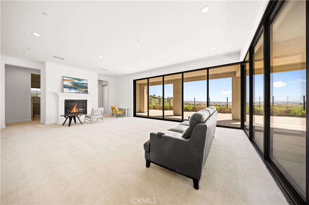 Fireplace, Interior, Living room, Recessed Lighting