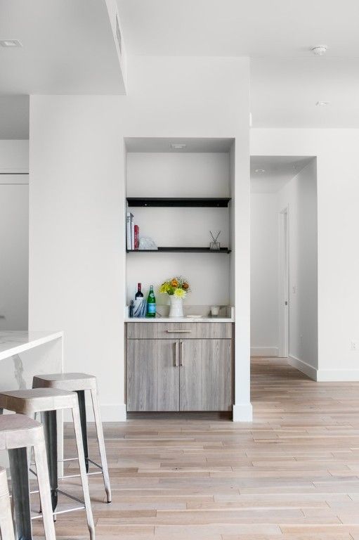Interior, Recessed Lighting, Wood Texture Flooring